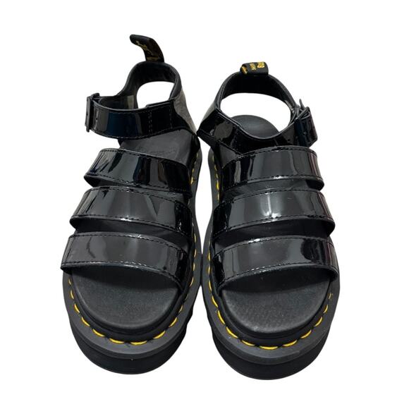 Dr. Martens Blair Athena Patent Leather Strap Sandals - NWOT - Size 6 - Picture 3 of 4
